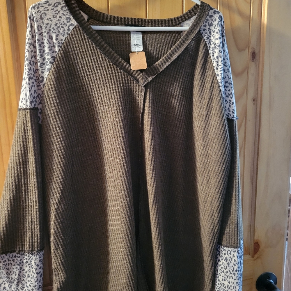 New Heimish USA Waffle Knit top.